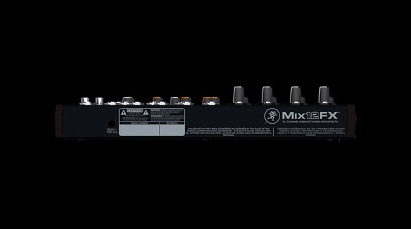 Mackie Mix12FX, 12 kanavaa, Musta