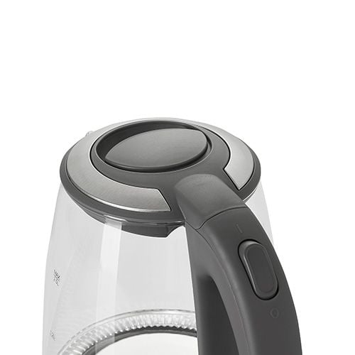 Adler AD 1286, 2 l, 2200 W, Grå, Transparent, Glas, Vattennivå indikator