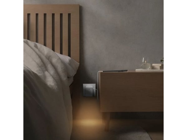 Hama 00223506, Plug-in nattlampa, Vit, Varmvitt, Barnrum, Korridor, Cellar, LED, 3000 K