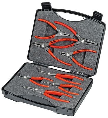 Knipex 00 21 25 lukkorengaspihdisarja, 8 kpl