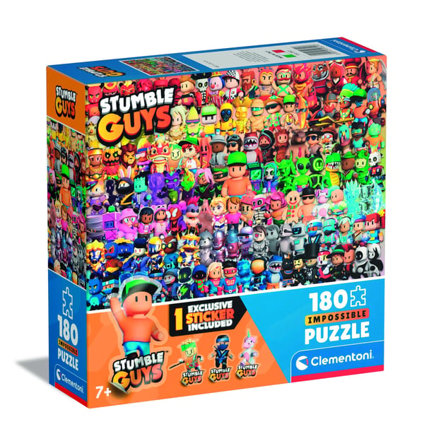 Clementoni Jigsaw 180EL CLM 29321 IMPOSSIB STUMBLE GUYS PUD