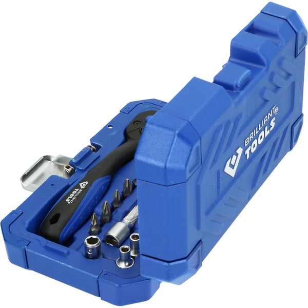 Brilliant Tools BT020023, Støpselsett, 1/4", 23 hoder, 450 g