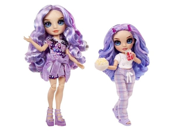 MGA Rainbow High Junior modedocka Violet Willow, lila
