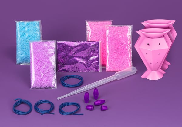 Kosmos Glitter Diamonds, Koepakkaus, Kemia, 8 vuosi/vuosia, Vaalea pinkki