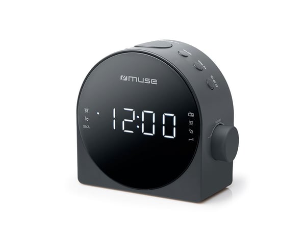Muse M-185 CR, Klockradio, Digital, FM, MW, LED, 2,29 cm (0.9"), Vit