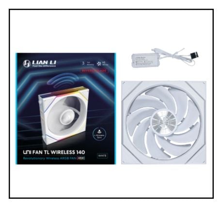 Lian Li Uni Fan TL, Vifte, 14 cm, 200 RPM, 1800 RPM, Hvit