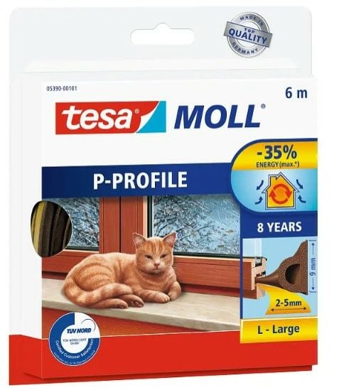 TESA tesamoll, 6 m, Fönster