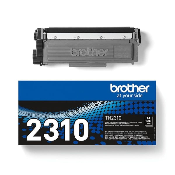 Brother TN2310 - Svart - original - tonerpatron - for Brother DCP-L2500D, DCP-L2540DN, DCP-L2560DW, HL-L2360DN, HL-L2365DW, MFC-L2700DN