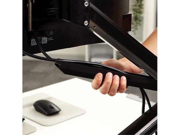 Fellowes Tallo 8610301, Klämma/genomföring, 7 kg, 101,6 cm (40"), 100 x 100 mm, Höjdjustering, Svart