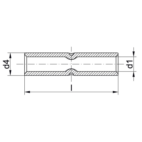 Klauke 1656L Rinnakkaisliitin 50 mm² Hopea 1 kpl