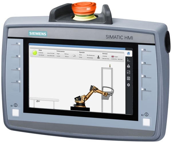 Siemens 6AV2125-2GB23-0AX0, 17,8 cm (7"), 480 x 800 pikseliä, 194,8 mm, 1,34 kg, 262 mm, 212 mm