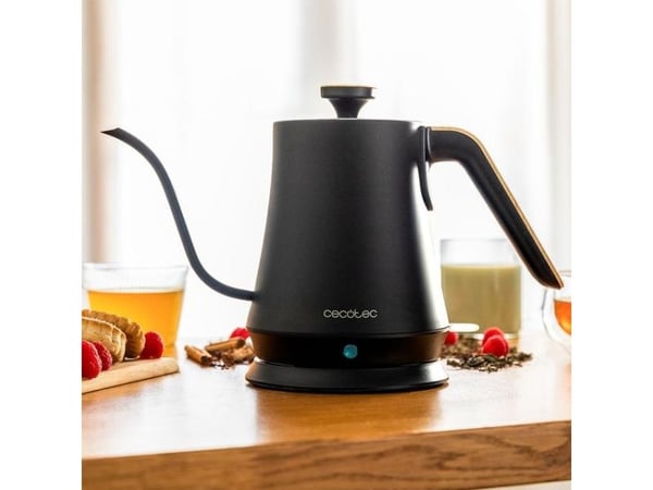 Cecotec Thermosense 500 Cisne -vedenkeitin 1 l 1200 W, musta