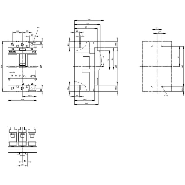 Siemens 3VA2116-6HN32-0AA0, IP40