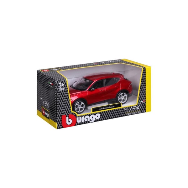 BBURAGO Alfa Romeo Tonale, Bybil, Montert på forhånd, 1:24, Alfa Romeo Tonale, Alle kjønn, Metall, Plast