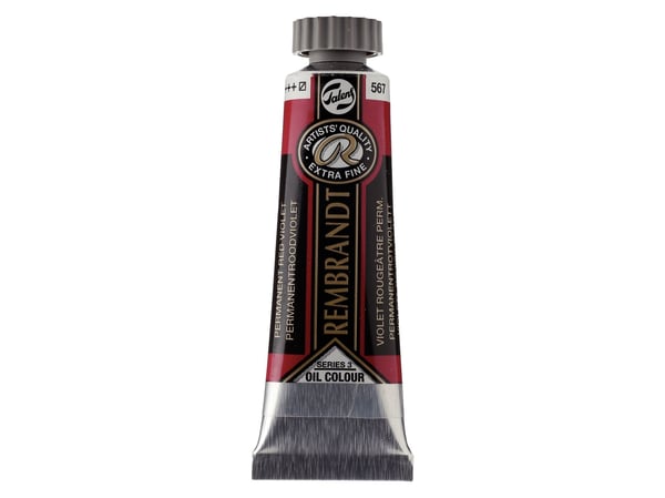 Rembrandt oljemaling tube Permanent Red Violet 567