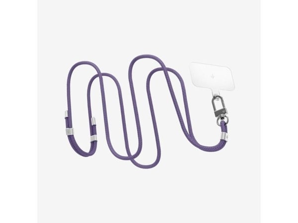 Spigen Cross Body Strap 2 Set, Hihna, Purppura, Kangas, Metalli, Universaali, 2 kpl