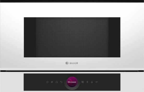 Bosch Serie 8 BFL7221W1 innbyggingsmikrobølgeovn 21 L 900 W, hvit