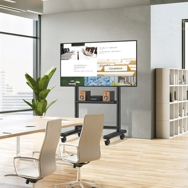 Techly ICA-TR533BK, 152,4 cm (60"), 2,18 m (86"), 68 kg, 100 x 100 mm, 800 x 600 mm, Musta