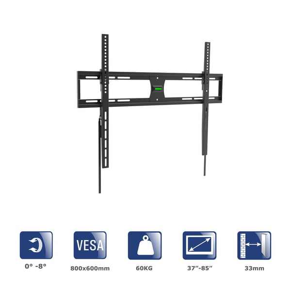 AK-MB-09 TV-kiinnike 60kg VESA 800x600mm 37-85" VESA 800x600mm 37-85"