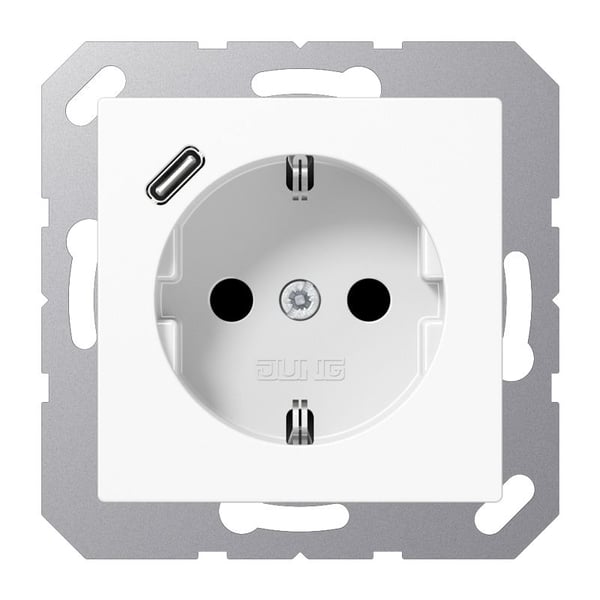 JUNG A1520-18CWW, Tyyppi F, Muovi, IP20, 16 A, 50/60 Hz, 9 V