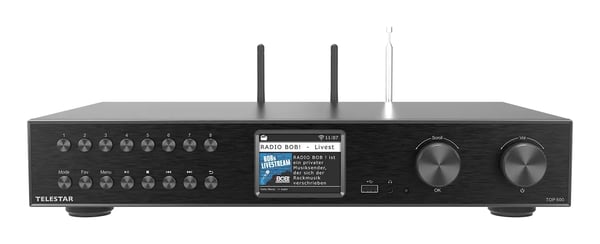 TELESTAR TOP 500 Svart Multifunktionsradio HiFi-komponent