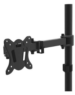 Maclean MC-690 - Monteringssats - justerbar arm - för LCD-display - aluminium - svart - skärmstorlek: 18"-27" - disk-monteringsbar