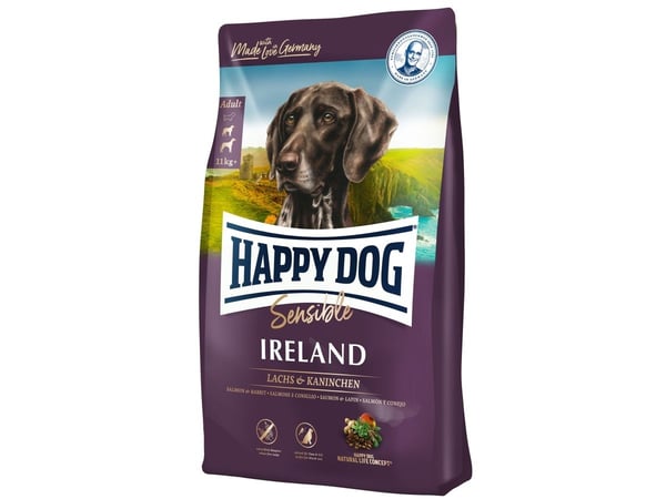 Happy Dog 0003537, Vuxen, Medium (11 - 25 kg), Kanin, Lax, 4 kg