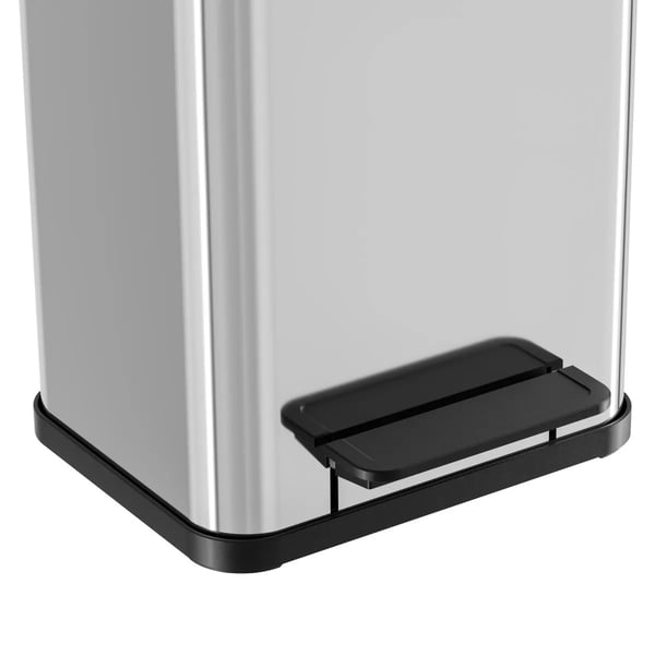 Hailo Öko duo Plus M, 18 L, Suorakulmainen, Ruostumaton teräs, Ruostumaton teräs, Muovi, Poljin
