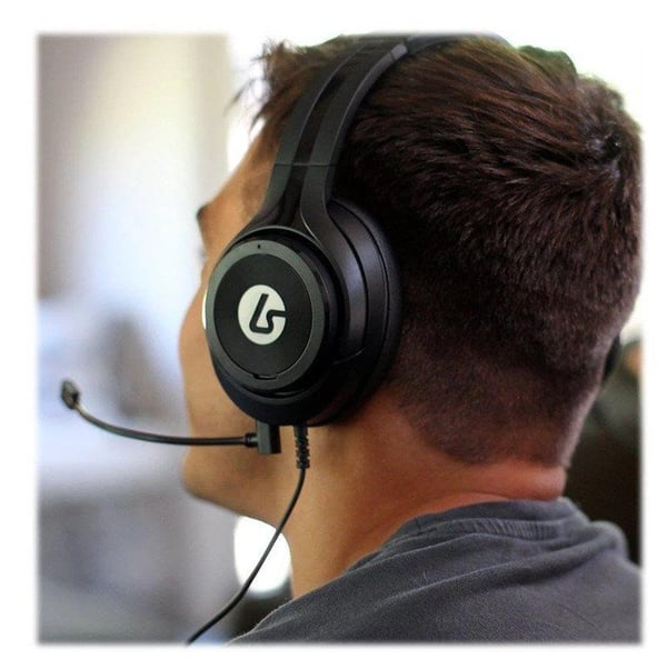LucidSound LS10P headphones/headset Wired Head-band Gaming Black