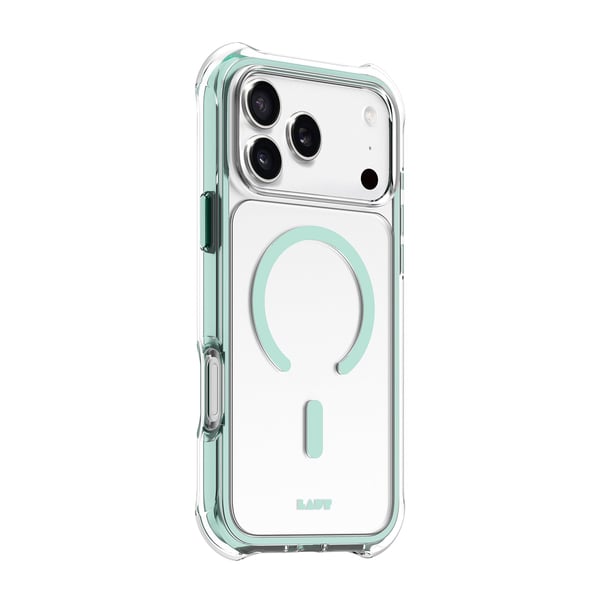 LAUT AERO PROTECT, Etui, Apple, iPhone 17 Pro Max, 17,5 cm (6.9"), Mynte, Gjennomsiktig