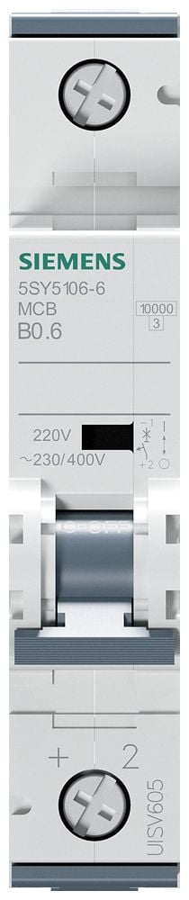 Automatsikring 220VDC 230 10kA 1P 06A
