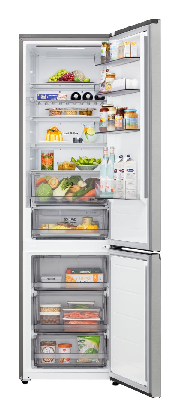 LG GBBS322CPY kombiskap 375 L energiklasse C, 59,7 cm, sølv