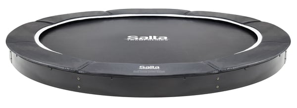 Salta 5065A, Trampoliini maanpinnan yläpuolella, Pyöreä, 120 kg, 5 vuosi/vuosia, Musta