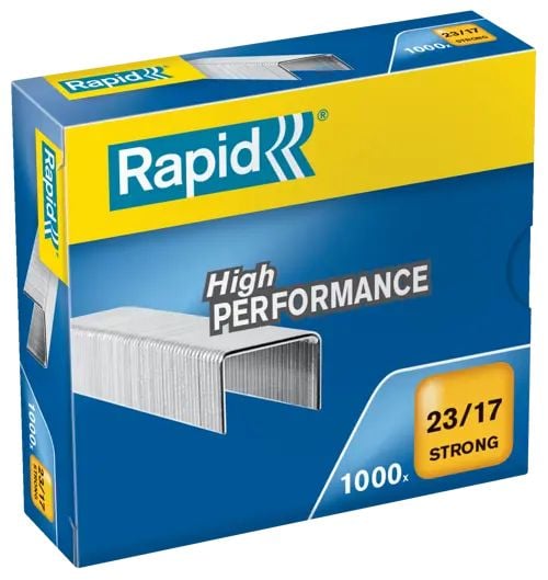 Rapid - Stifter - 23/10 - 17 mm - galvanisert stål - pakke av 1000 - for Fashion HD210