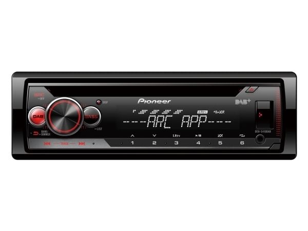 Pioneer DEH-S410DAB - Bil - CD-modtager - korvakäytävään asennettava - Single-DIN - 50 watt x 4