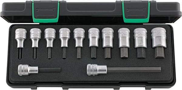 STAHLWILLE 96031503, Støpselsett, 12 hoder, 327 mm, 135 mm, 1,89 kg