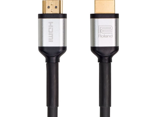 Roland RCC-10-HDMI, 3 m, HDMI Type A (Standard), HDMI Type A (Standard), 3D, 18 Gbit/sek., Svart