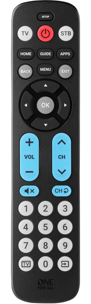 One for All Big Button URC 6821 - Universell fjärrkontroll - infraröd
