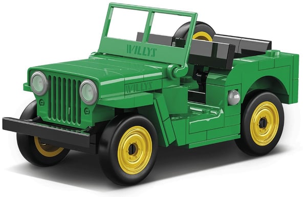 Cobi Toy modell Jeep Willys CJ-2A, grønn