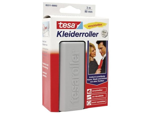 tesa pyykkitela, 3 m x 80 mm, taittomekanismilla Täytettävä pyykkitela, ripustettavassa taittolaatikossa (05311-00002-04)