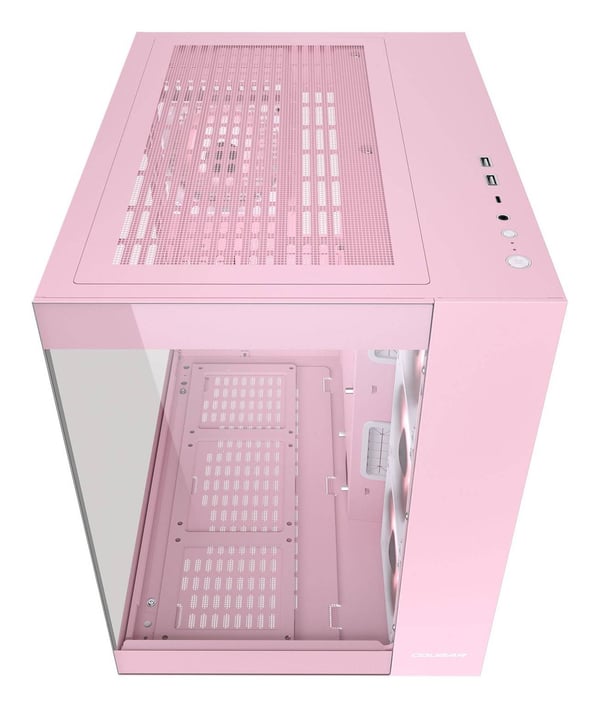 COUGAR FV150 ARGB miditowerchassi ATX CGR-5KA1P-RGB Micro-ATX Mini-ITX, rosa