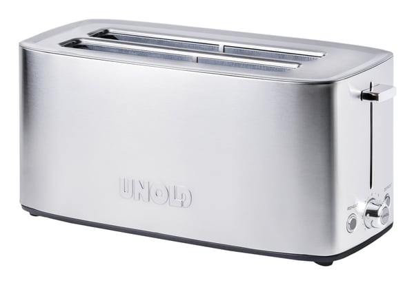Unold Tom, 4 skivor, Rostfritt stål, Rostfritt stål, Knappar, Rotations-, Svart, 1400 W