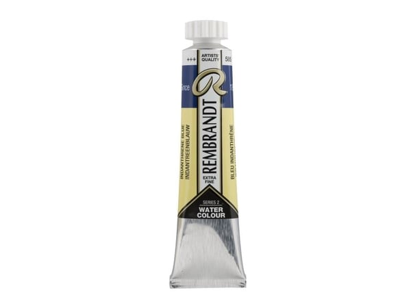 Rembrandt akvarellfarge tube Indanthrene Blue 585