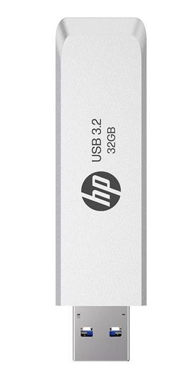 HP HPFD819W-A-32, 32 GB, USB Type-A, 3.2 Gen 2 (3.1 Gen 2), 128 MB/s, Skyving, Sølv