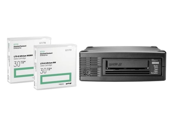 HPE Ultrium WORM Data Cartridge - LTO Ultrium WORM 8 - 12 TB / 30 TB - påskrivningsetiketter - grønn - for StoreEver LTO-8 Ultrium 30750, LTO-8 Ult...