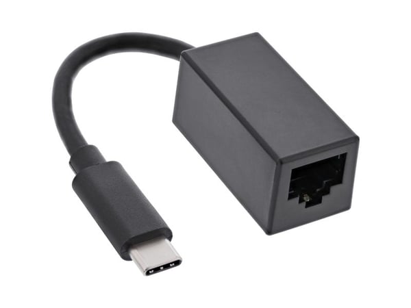 InLine® USB 3.0 -verkkosovittimen kaapeli, gigabitin verkko, USB Type-C (33380G)