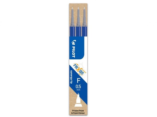 Pilot - Påfyll - blå - 0.5 mm (en pakke 3) - for P/N: BL-FRP5-L