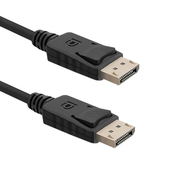 Qoltec - DisplayPort-kabel - DisplayPort (hann) til DisplayPort (hann) - 5 m - låst