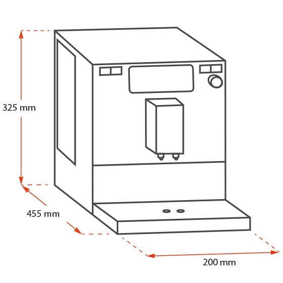 Melitta Caffeo Solo E950-766 EU, helautomatisk kaffemaskin, sølv, Pure Silver
