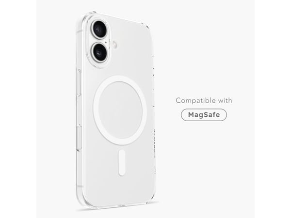 Vonmählen Transparent Case Pro, Etui, Apple, iPhone 16 Plus, 17 cm (6.7"), Gjennomsiktig, Hvit